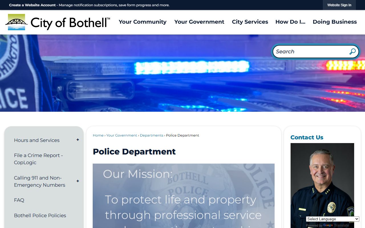 Bothell Recent Arrests police department