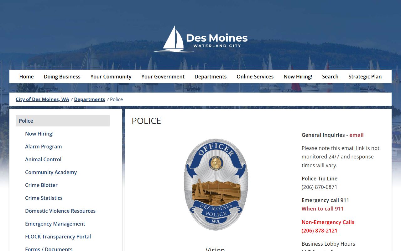 Des Moines recent arrests police department source