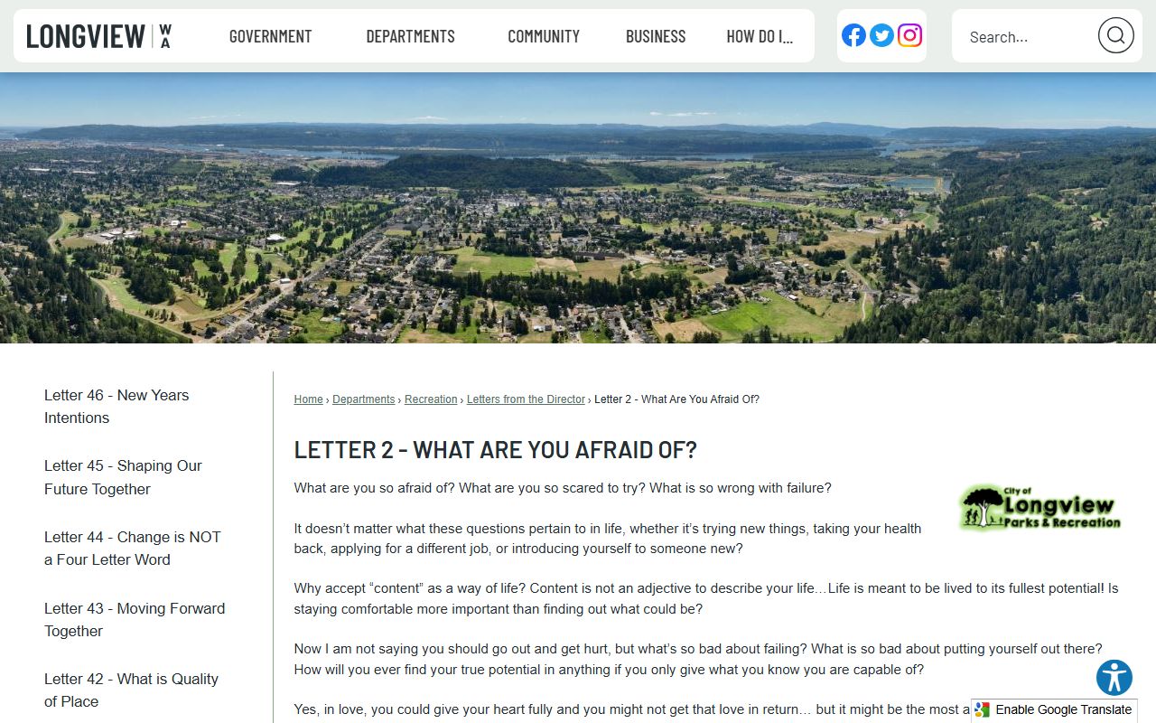 Longview recent arrests public records request page