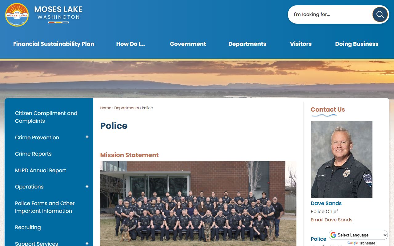 Moses Lake Recent Arrests police department