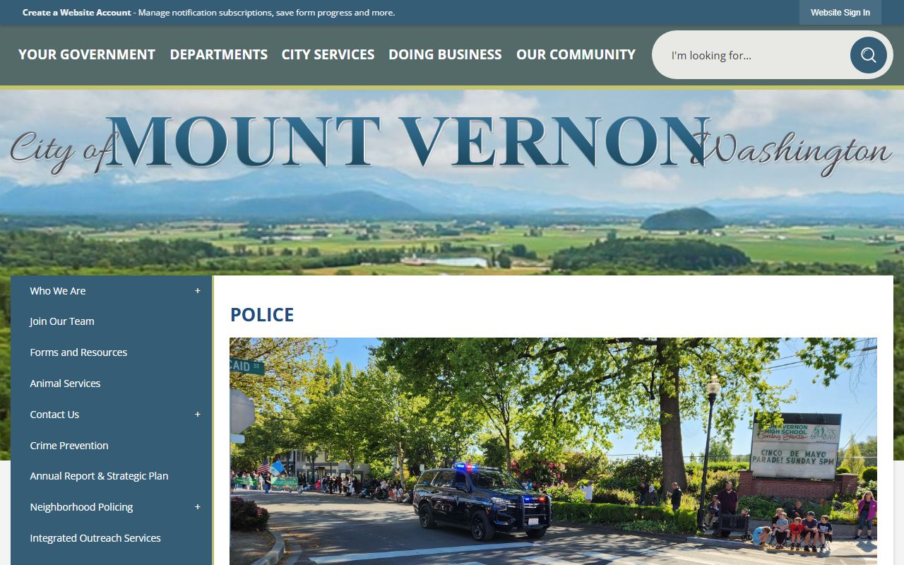 Mount Vernon Recent Arrests police department