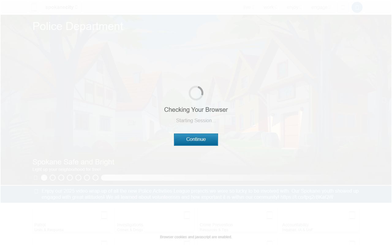 Spokane Recent Arrests police department