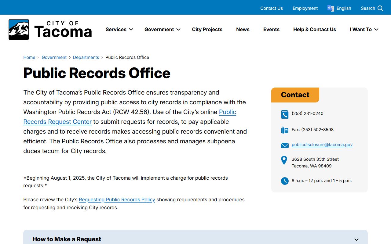 Tacoma recent arrests public records office source