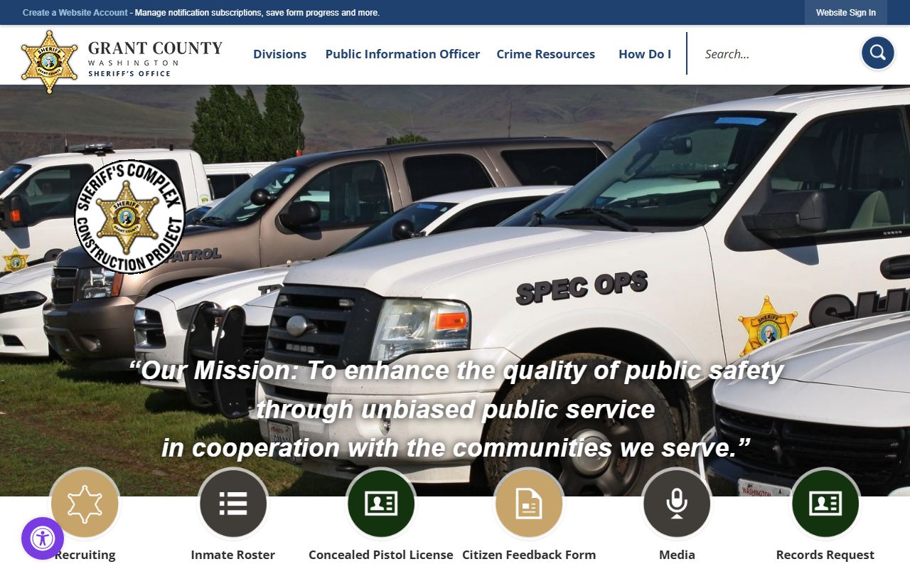 Grant County recent arrests sheriff office source