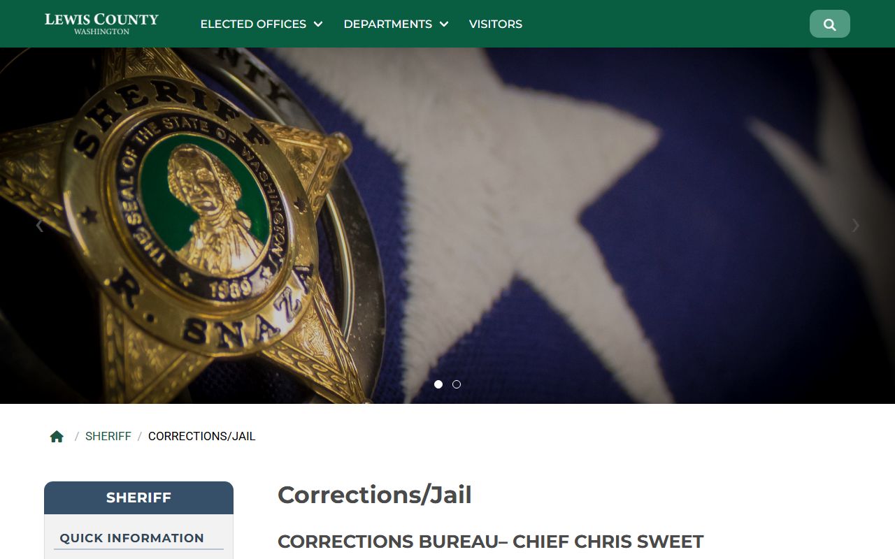 Lewis County Recent Arrests corrections bureau