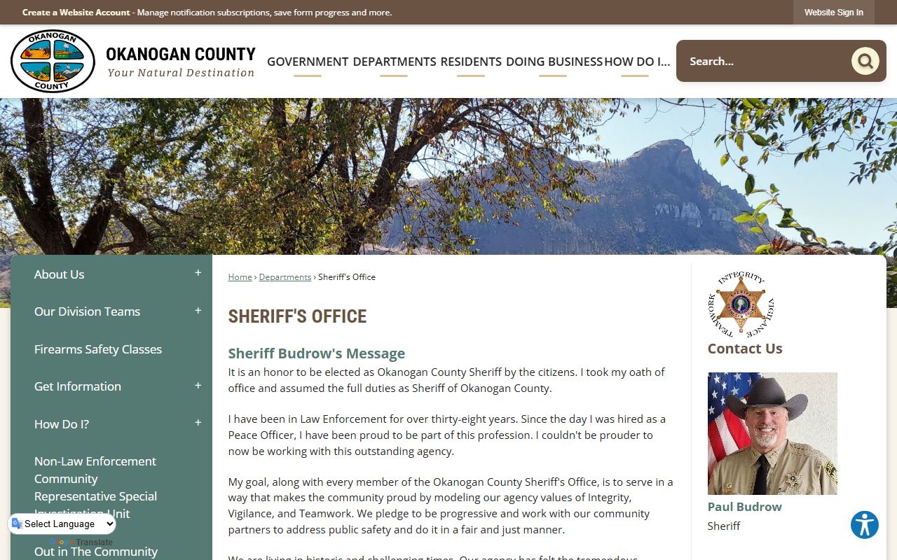 Okanogan County recent arrests sheriff office